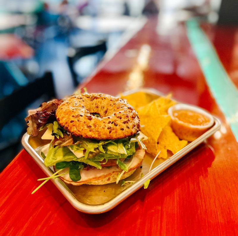 Alua's Thrive Bar cafe interior